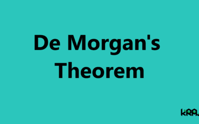 De Morgan’s Theorem