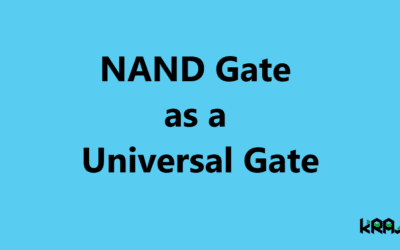 NAND Gate as a Universal Gate